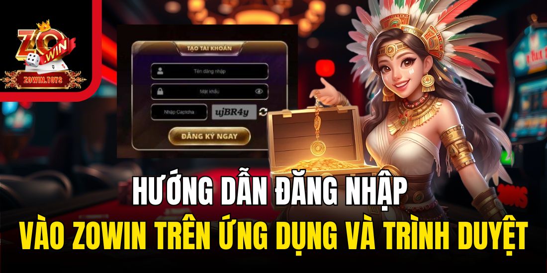 Hướng dẫn đăng nhập vào Zowin trên ứng dụng và trình duyệt